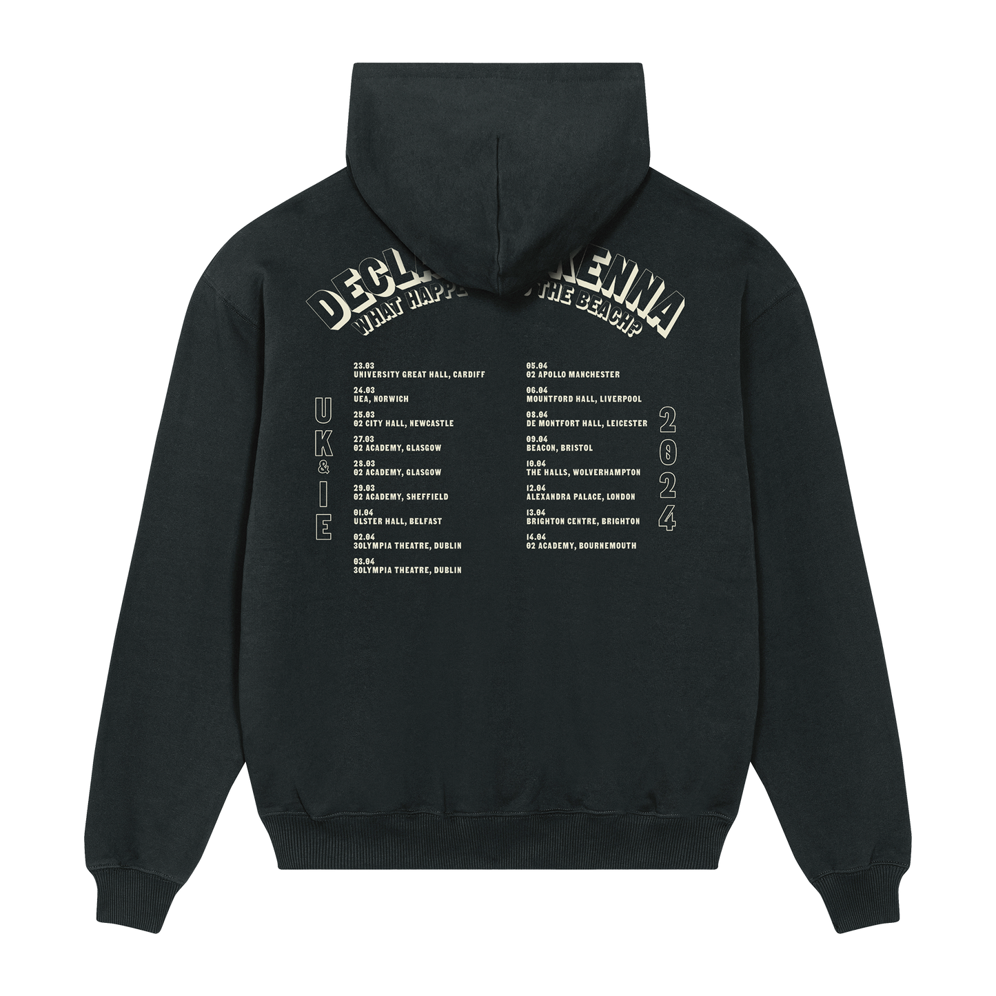 Cascading Photo Pullover 2024 UK Tour Hoody (Black)