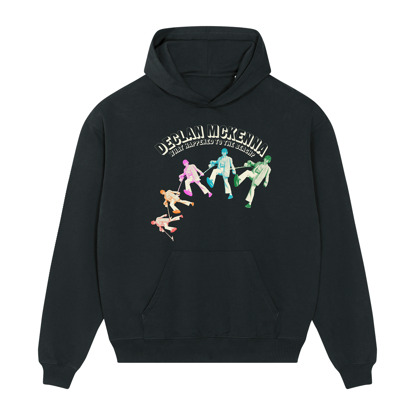 Cascading Photo  Pullover Hoody (Black)