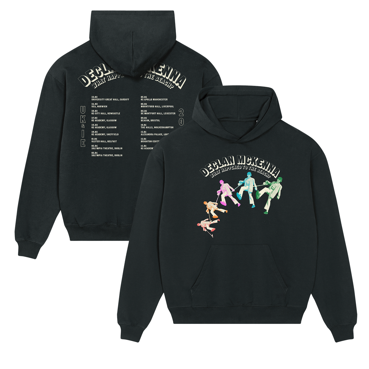 Cascading Photo Pullover 2024 UK Tour Hoody (Black)