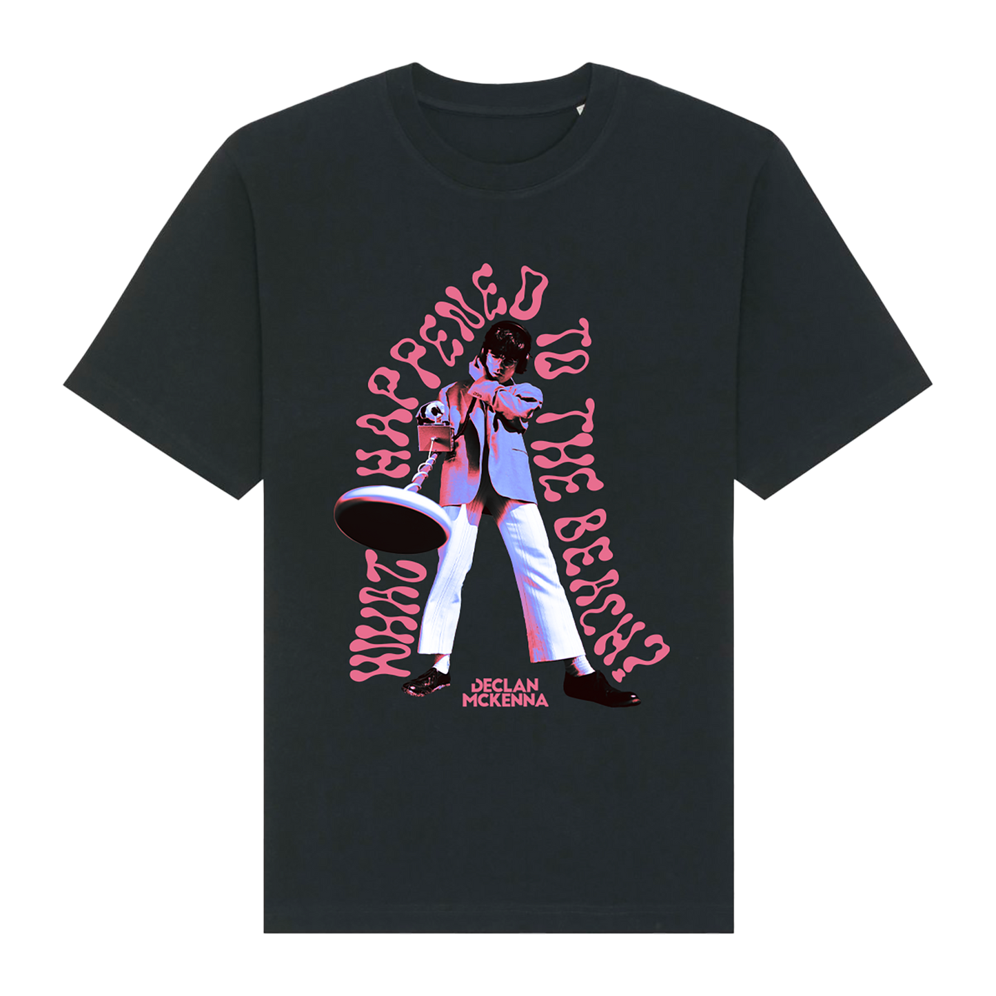 Qu'est-il arrivé à la plage ? | T-shirt noir