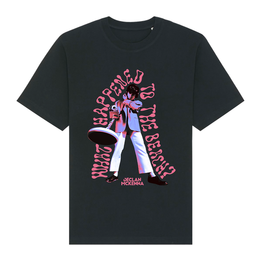 What Happened To The Beach? | Black Tee