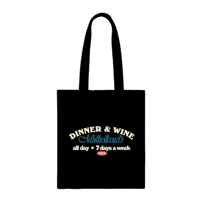 Dinner & Wine Tote Bag