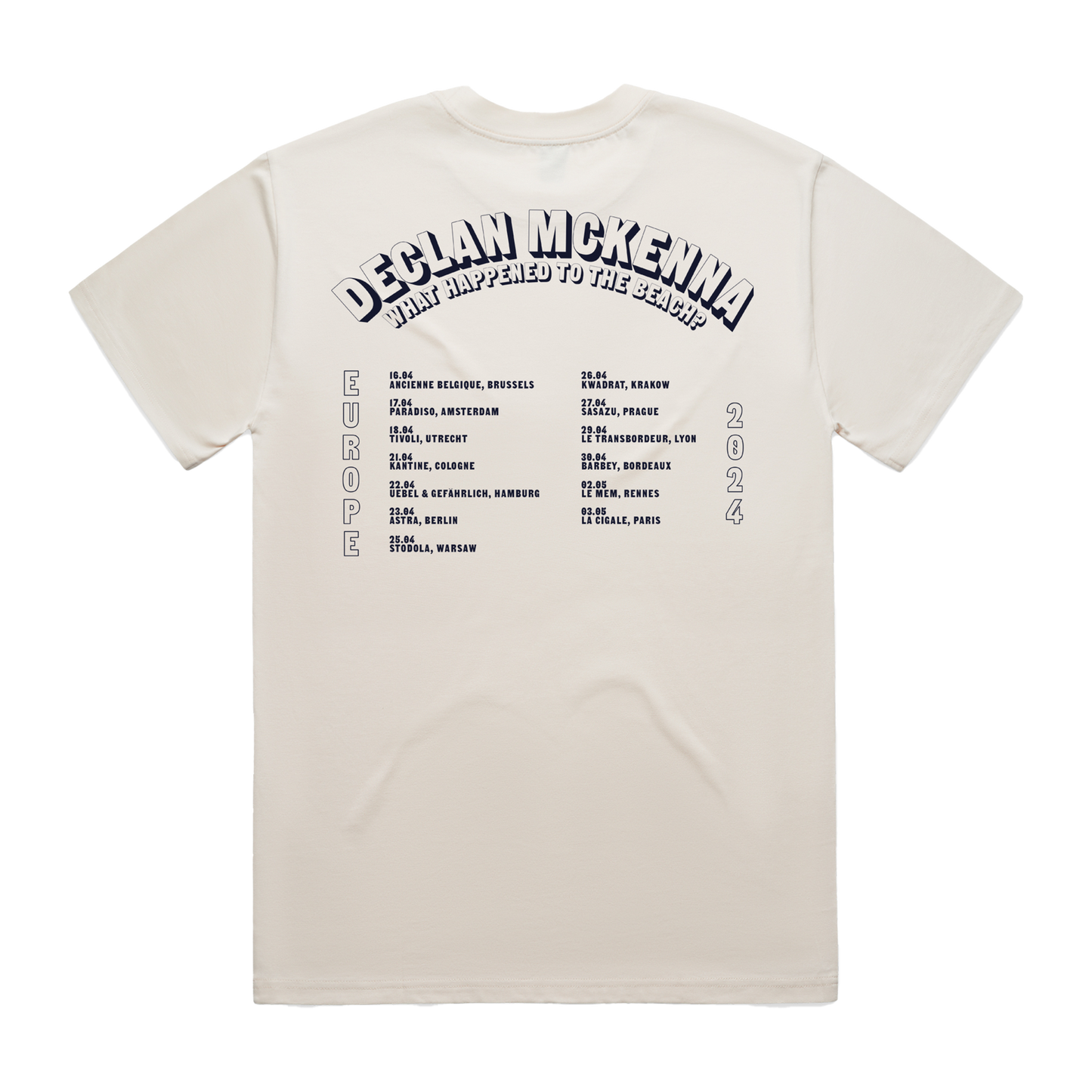 Dancing Cow 2024 EU Tour Butter T-Shirt