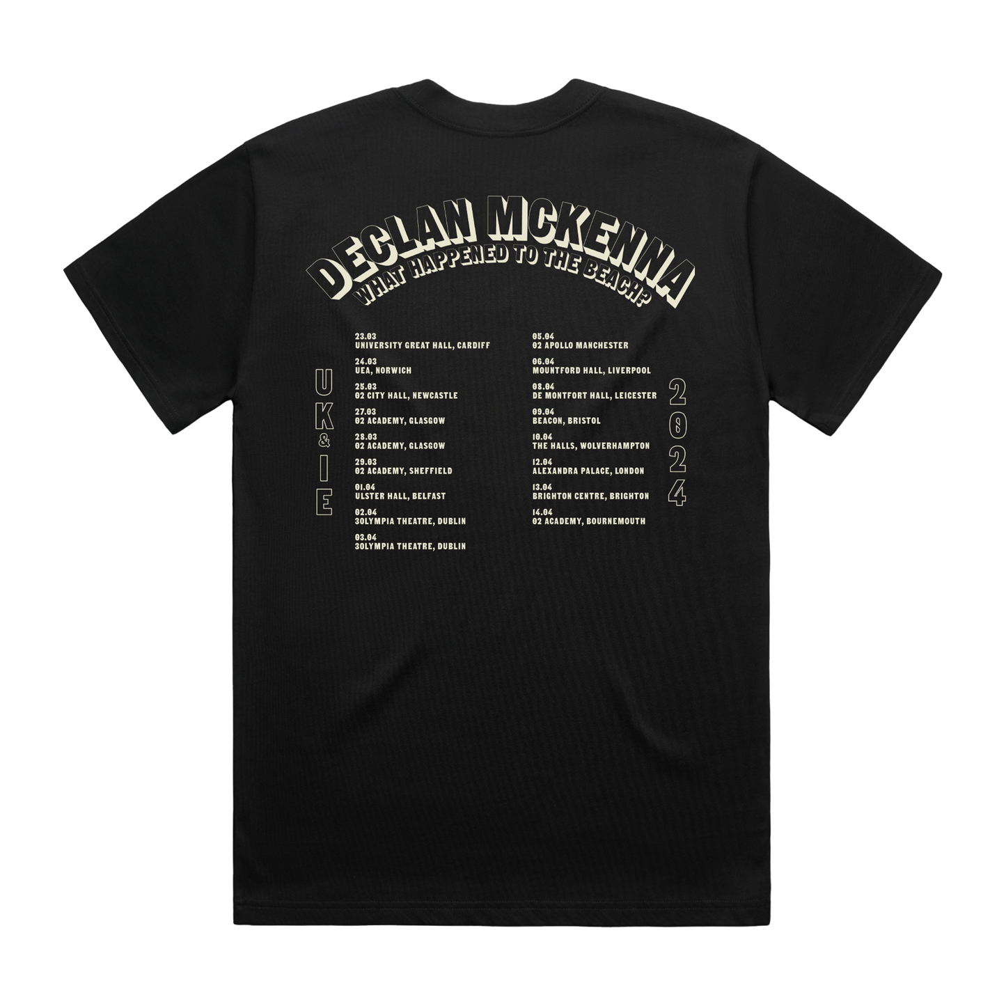 Cascading Photo UK 2024 Tour | T-Shirt (Black)
