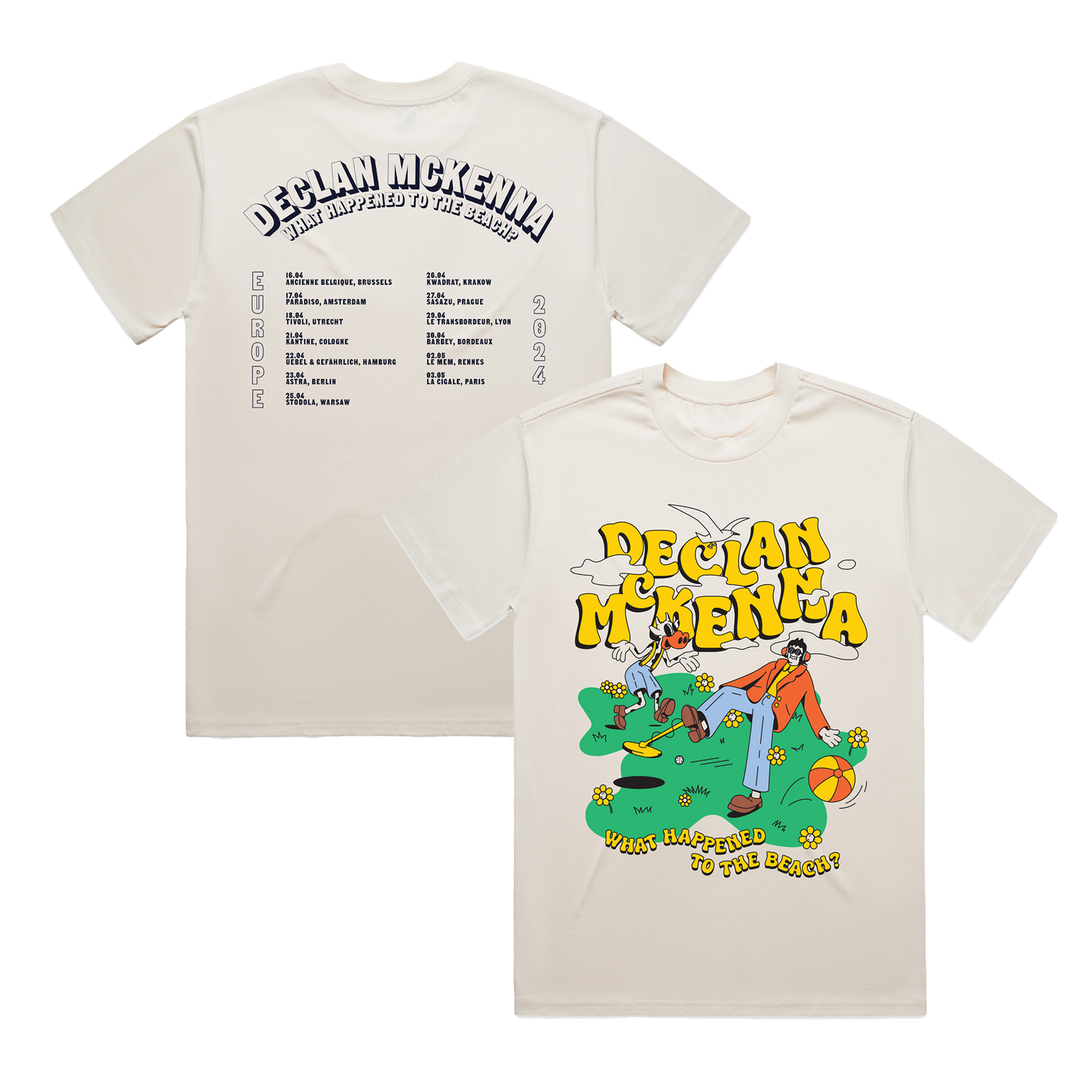 Dancing Cow 2024 EU Tour Butter T-Shirt